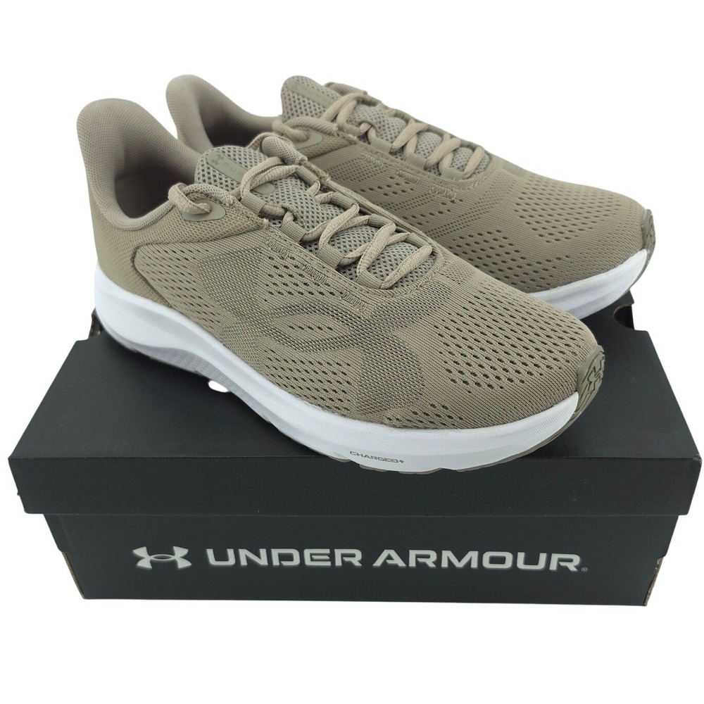 Under Armour Womens Charged Pursuit 4 Mesh Brown Running Shoes size 9 new